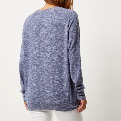 Blue marl sweatshirt